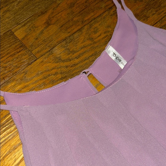 d n a couture Elegant Mauve Sleeveless Dress size 1X - Picture 3 of 8